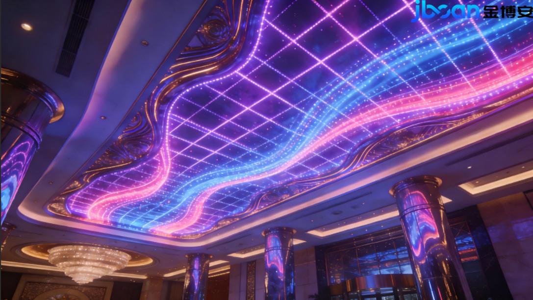 无眩光+高耐用｜金博安LED柔性霓虹灯 五星酒店天花首选