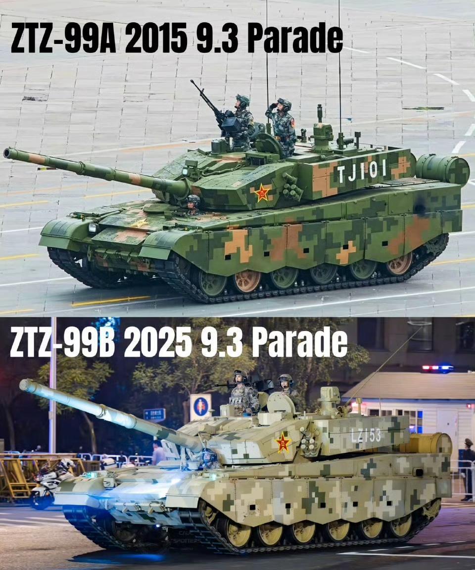 找不同。
军迷找99A，各种参数如数家珍，军盲找99B，一脸懵逼，闻所未闻。型号