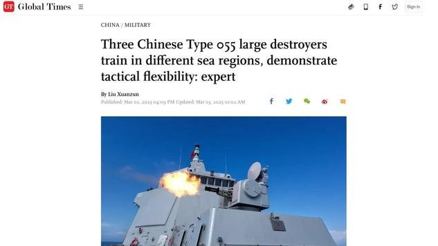 055大驱直扑诺曼底，回应法国戴高乐航母在南海军演？真相来了