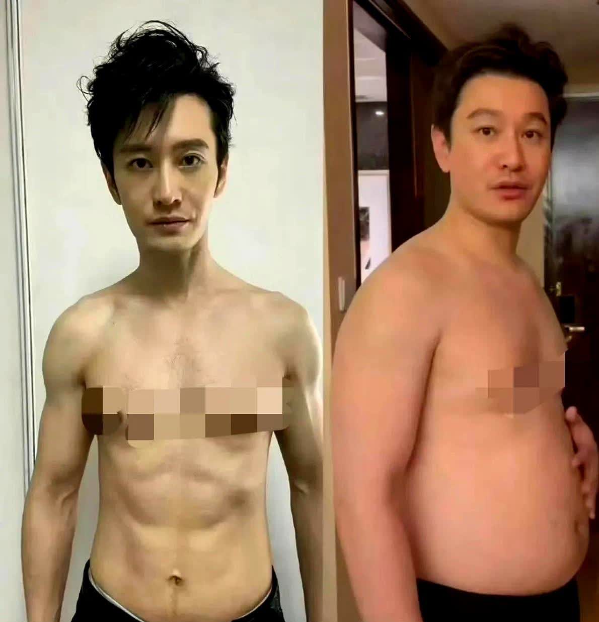 终于知道黄晓明咋能胖瘦自如了，黄晓明一个月暴瘦30斤，喝苦瓜汁、吃水煮菜，体重掉