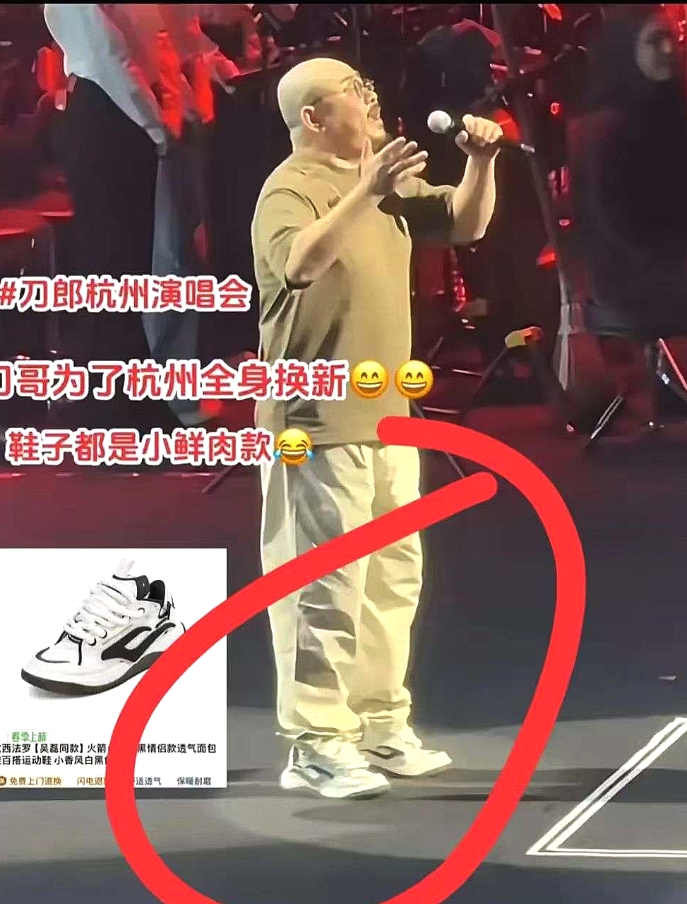 万万没想到 吴磊代言的鞋子没火起来， 刀郎随便一穿，直接成了热销款。 ...展开
