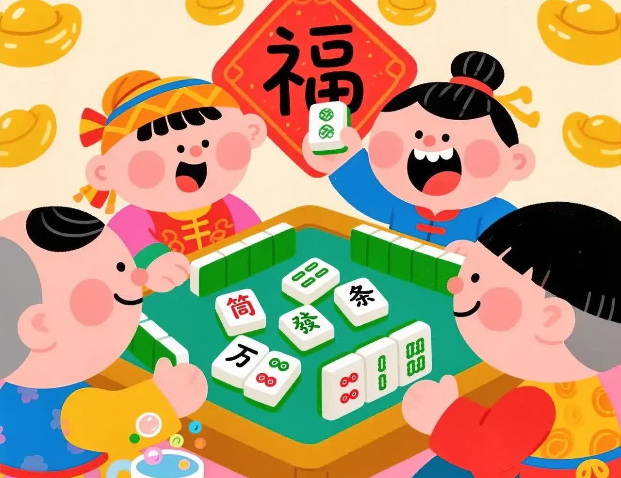 我发现
打麻将想赢钱
一定要会这一手

我认识一个玄学大师
虔诚的向他