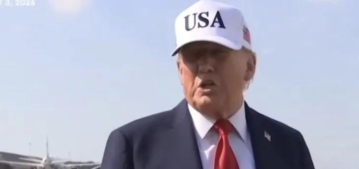 特朗普称与普京的通话没有就俄乌问题取得进展！
美国总统特朗普在前往爱荷华州参加竞