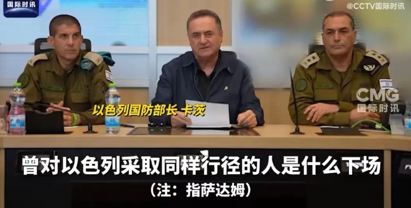以色列国防部长说的话挺吓人。他说哈梅内伊一定会是萨达姆的下场。
萨达姆从地洞里被