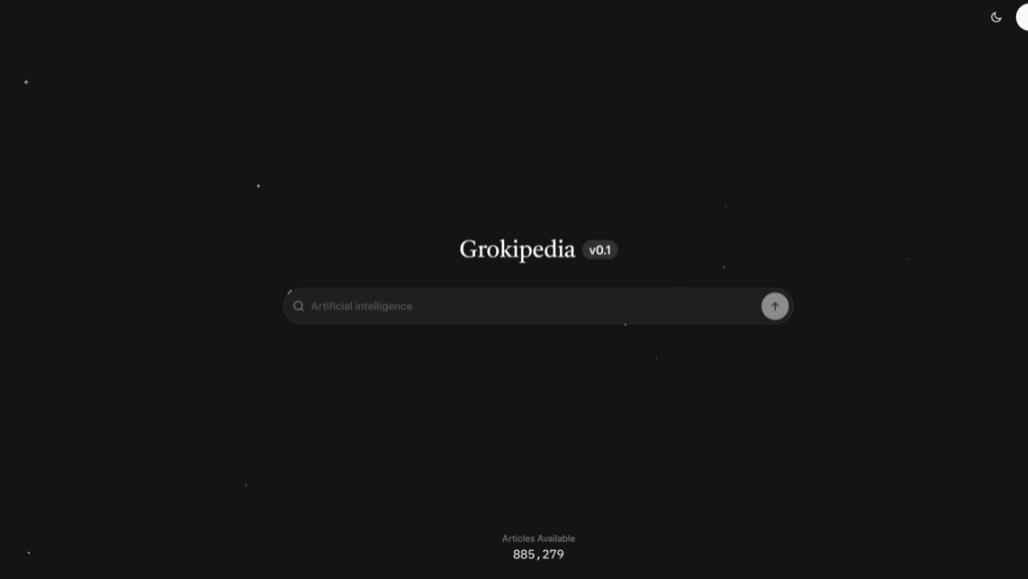 马斯克推出AI编辑的百科全书Grokipedia