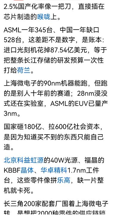 科技进步分析：我国光刻机发展到何种程度？

光刻机是制造芯片的机器，芯片重要，光