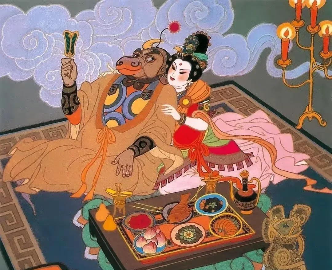 这幅画有知道是六大名著的哪一幅插图呢？[福][福][福][比心]#名著知识归纳#