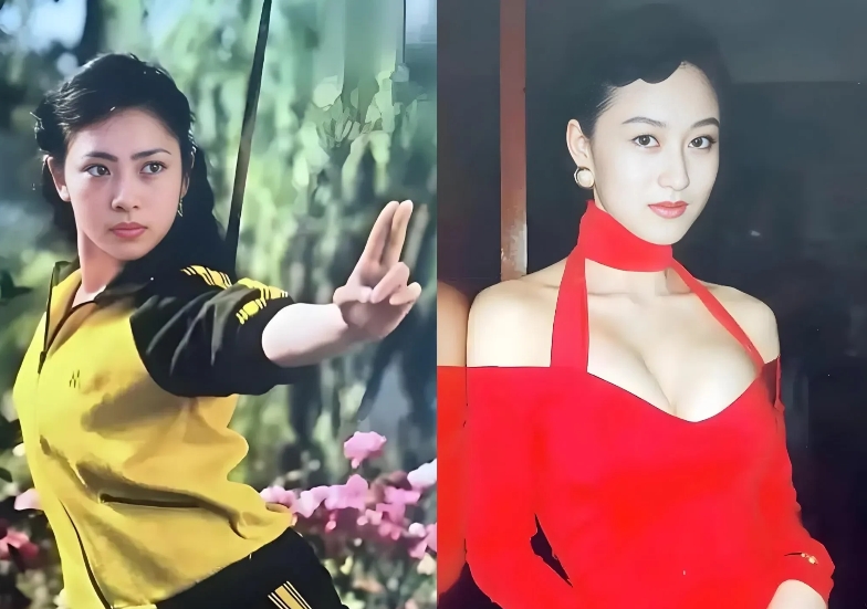 左边是黄秋燕，右边是利智

一个是功夫巨星李连杰的结发妻子
一个是功夫巨星李连杰