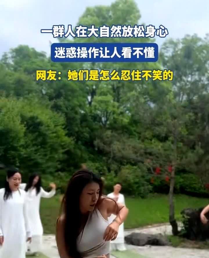 乍一看不是邪教内容，就是淫乱派对，没有别的。

其实他们是一群野外放松身心的