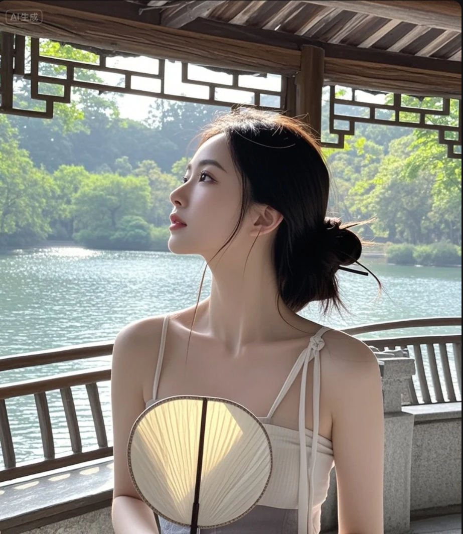 她不看你，却让你忍不住多看一眼