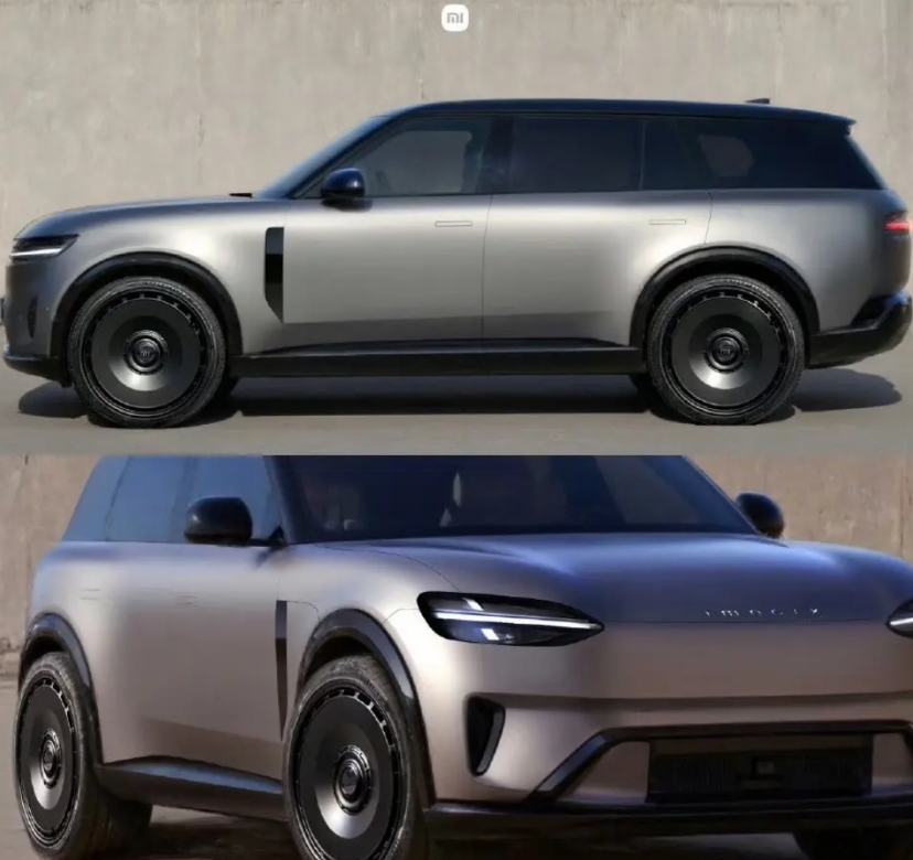 这次抄揽胜？网传小米大型SUV YU9的猜想图，看这侧面，这不就是揽胜吗？法拉利