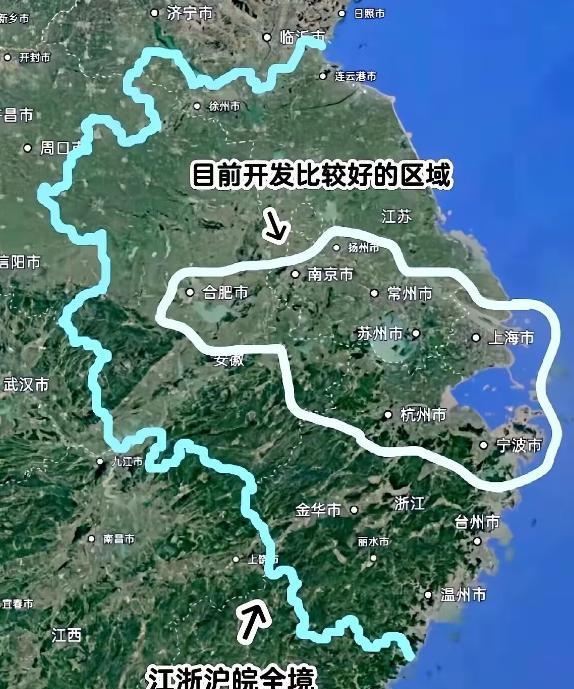 整个狭义的江南地区，实际上就是安徽、江苏、浙江省会，还有上海周边的区域！江南地区