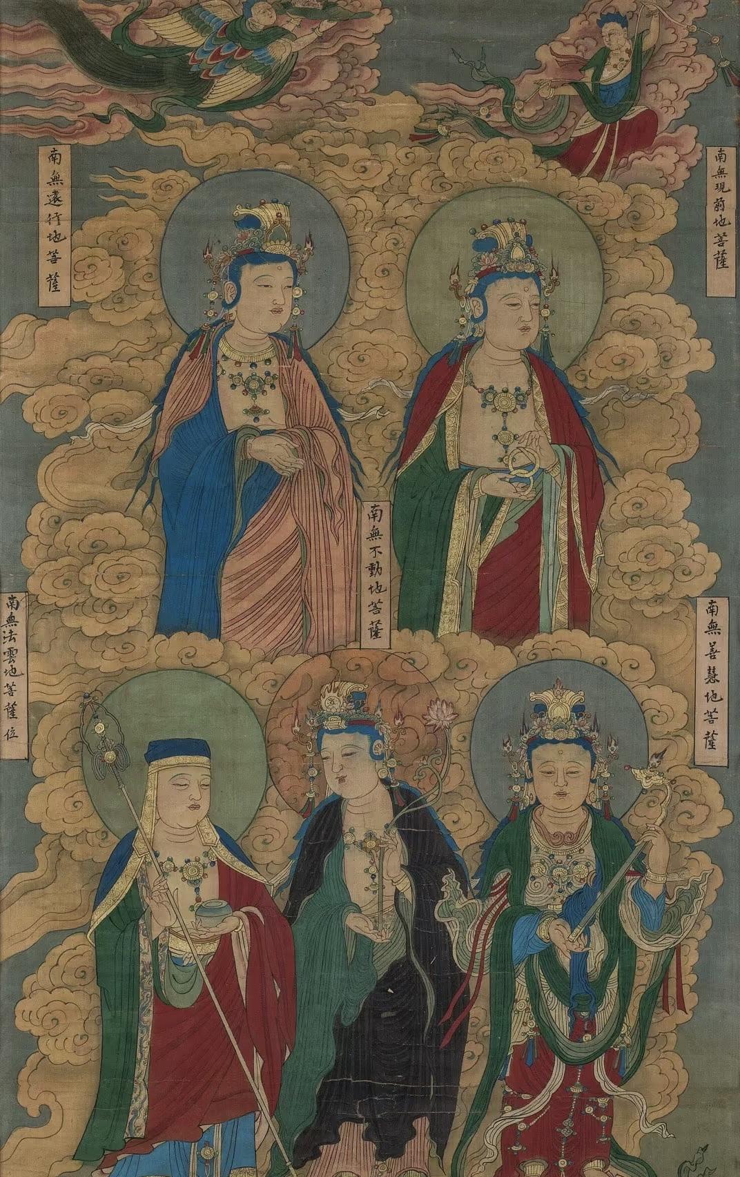 五大菩萨
收藏于博物馆
