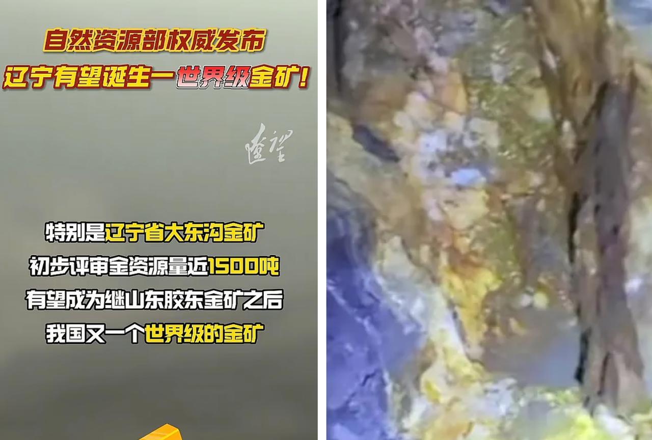 又有大惊喜！
辽宁发现世界级金矿！
不得不说，新一轮找矿突破战略行动太给力！
近