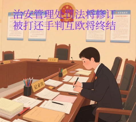 以后被打还手，终于不用怕被当成“互殴”了！
 
        今年六月《治安管