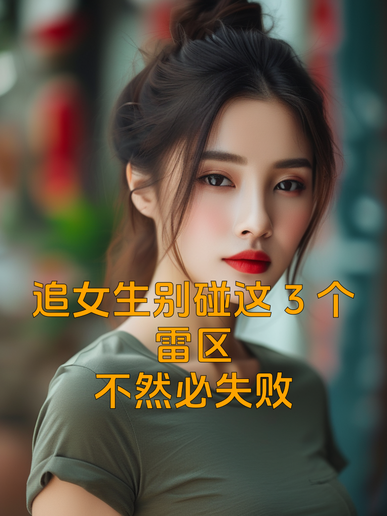 追女生别碰这3个雷区，不然必失败