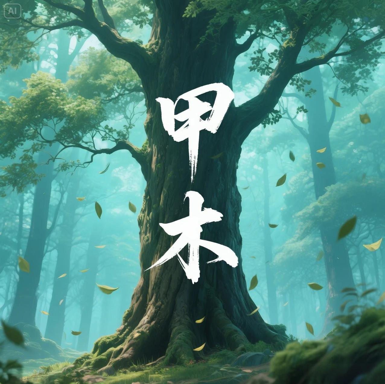 甲木弱的时候，
最喜癸水来生，
癸水雨水可以渗透滋润甲木，
不喜壬水，
壬水好比