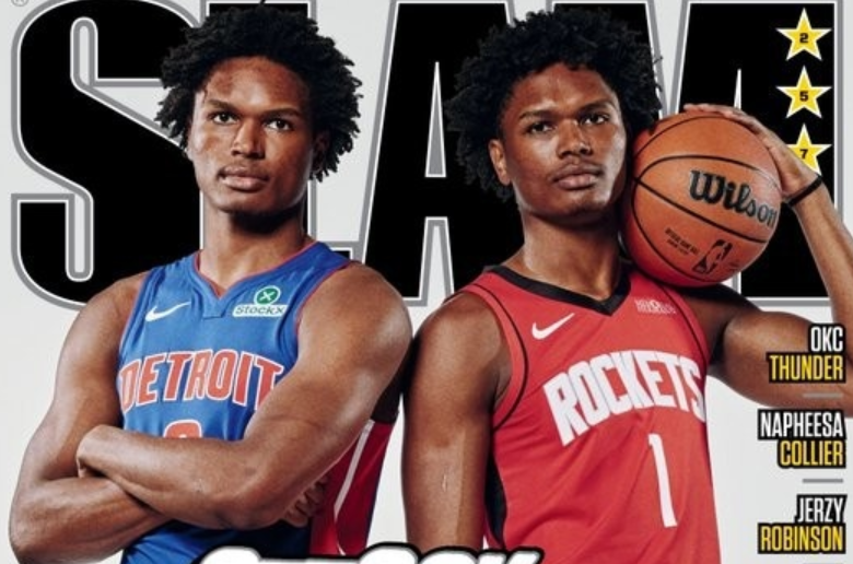 克隆人登陆休城！汤普森兄弟引爆SLAM封面，NBA最锋利双子星出鞘