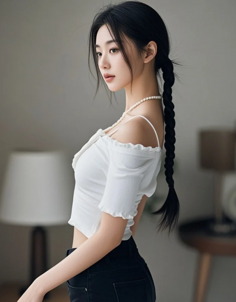 不只是外表美，她内心更美。