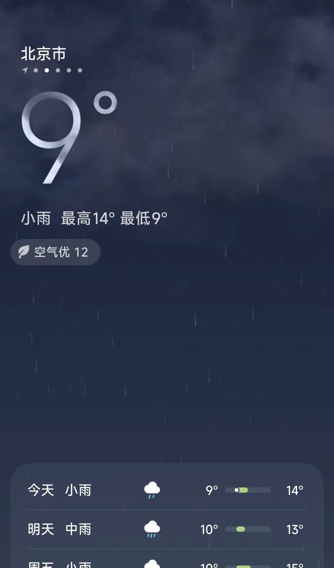 北京预计连着下三天雨，于是昨晚我做了一个梦，梦见由于下雨的原因十一假期再延长三天