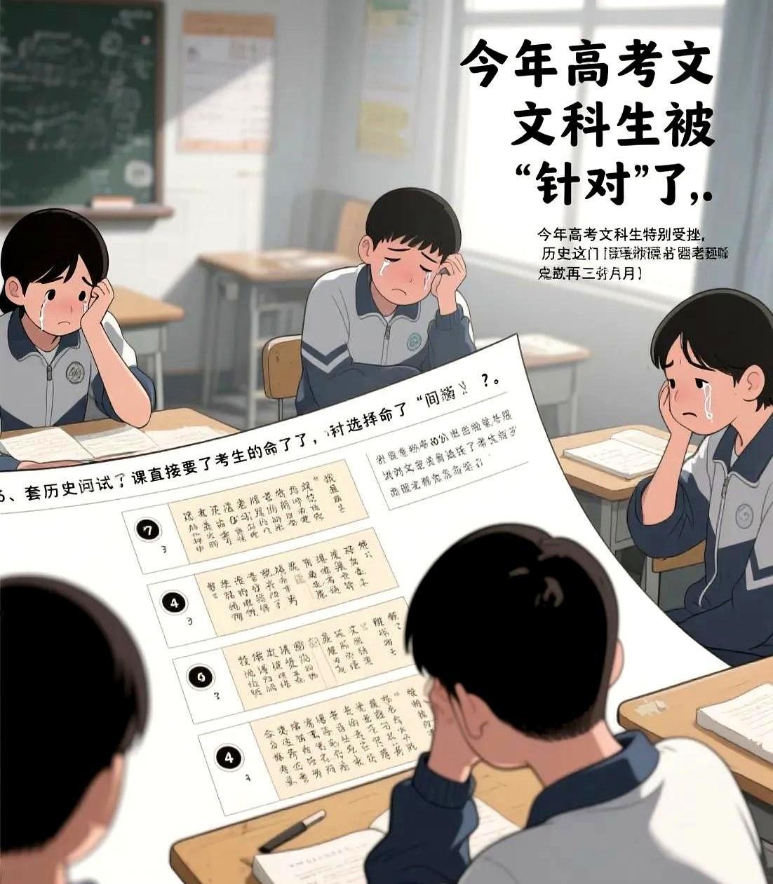 今年高考文科生被