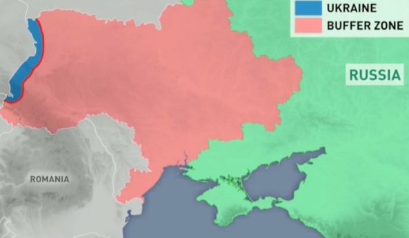 俄方发布新地图，乌克兰领土只剩小小一条，基辅都不给泽连斯基留
俄罗斯前总统梅德韦