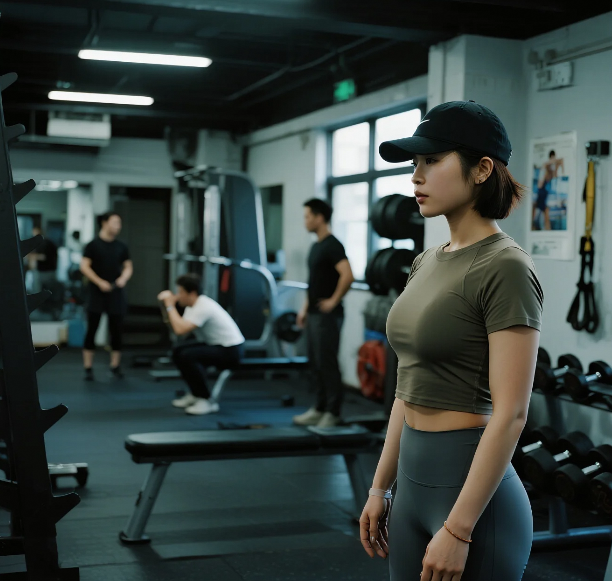 美女健身图集：力量与柔美的完美融合
