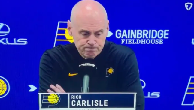 昨日NBA步行者119-135不敌骑士。
赛后步行者主帅里克-卡莱尔接受了记者采