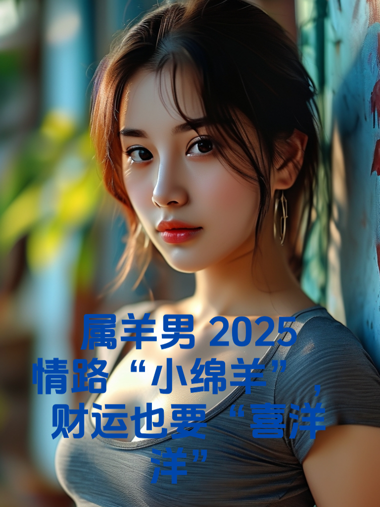 属羊男2025：情路“小绵羊”，财运也要“喜洋洋”！
