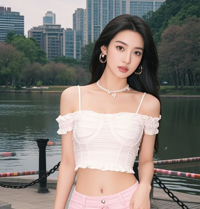 她以粉红为笔，绘制梦想画卷