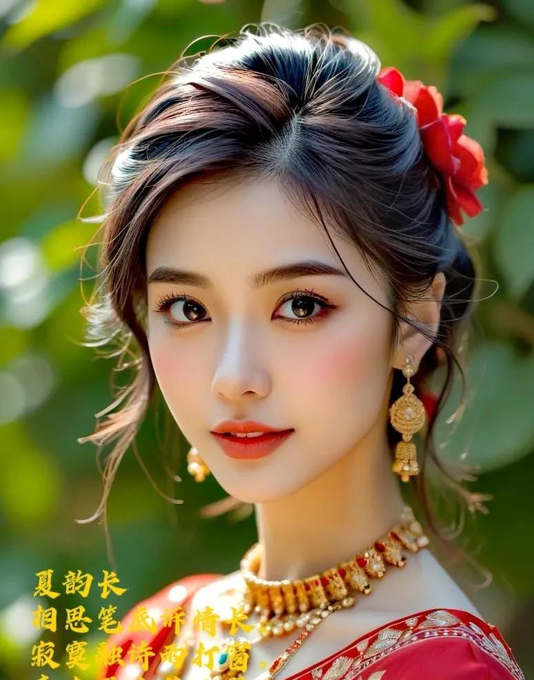 相思笔底诉情长，
寂寞融诗雨打窗。
春去夏来荷已翠，
回眸苇岸叹苍茫。
————