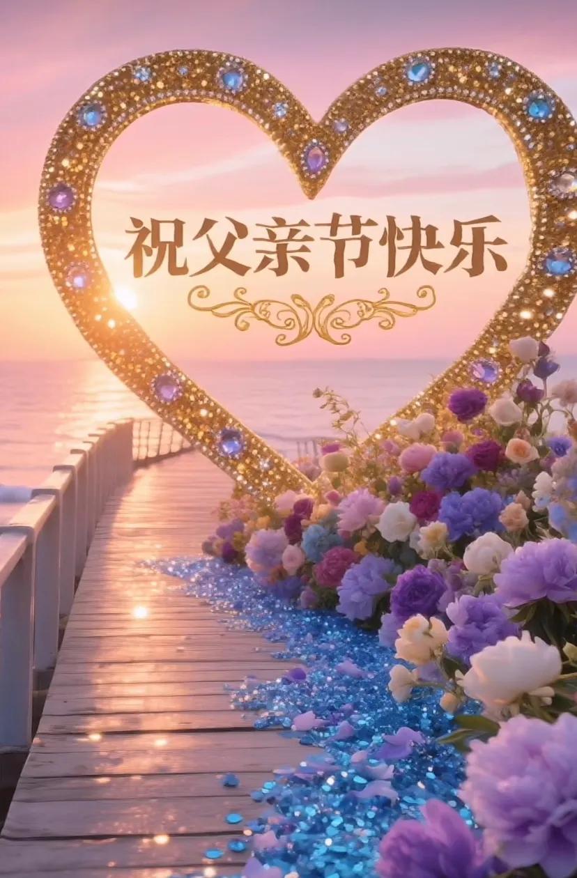 #父爱如山# 花海中的浪漫告白，送给父亲节最好的礼物！