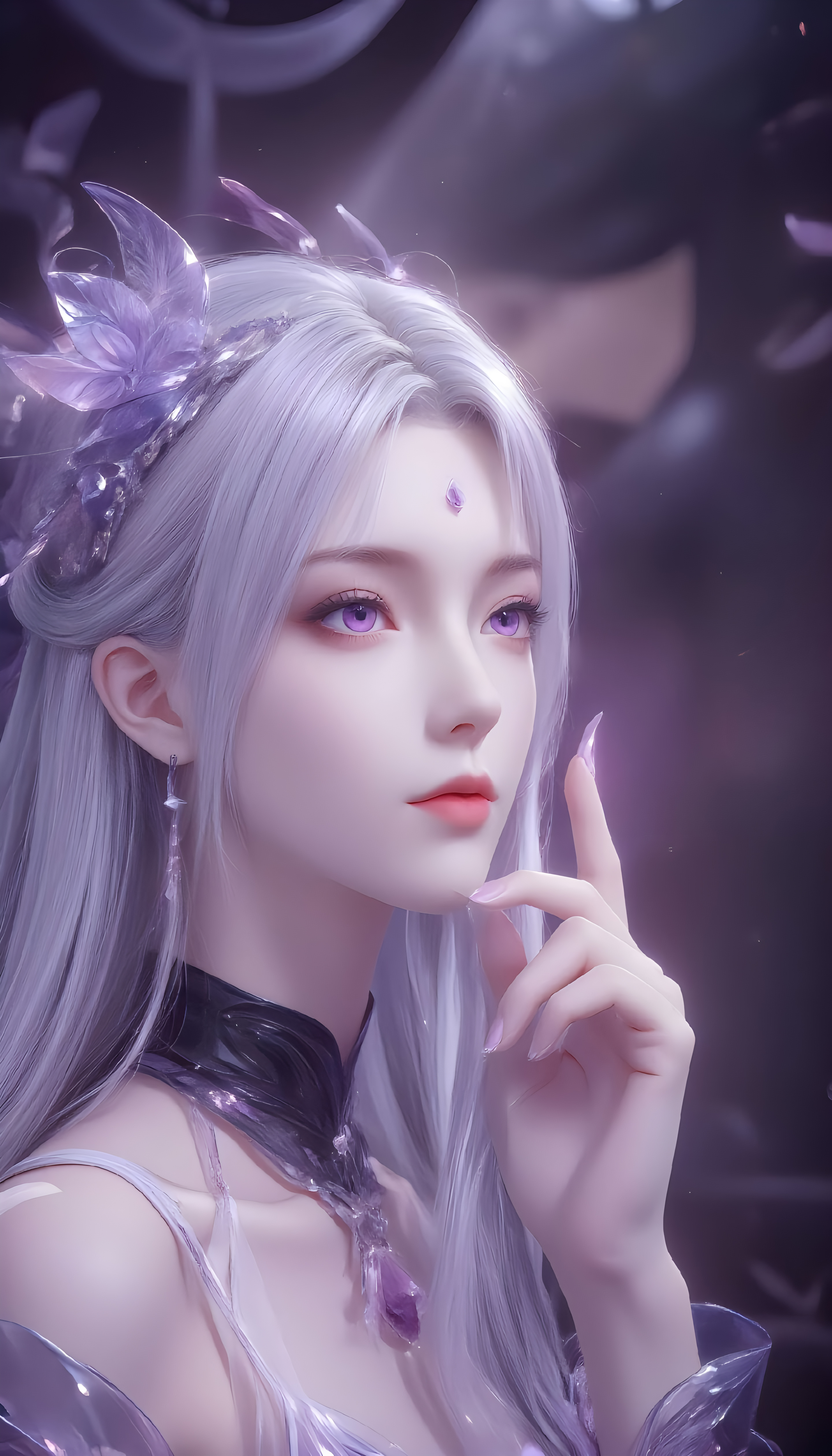 国漫女神壁纸高清精选：斗破苍穹小医仙，万毒不侵！
