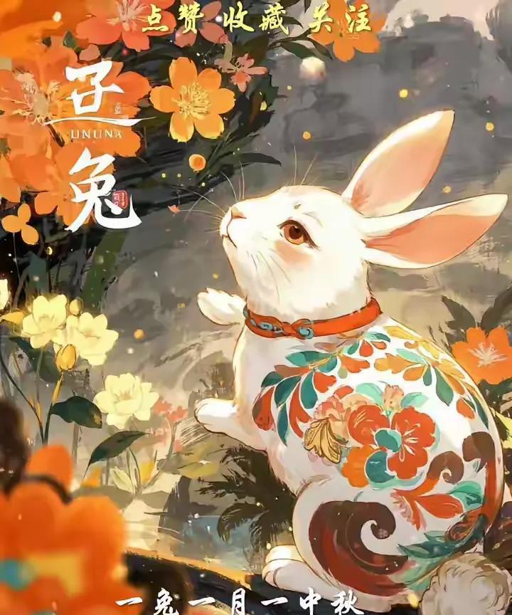 兔子，你的节日到了！一兔一月一中秋，水过留香万世昌。
今天我要告诉你，无论你走到