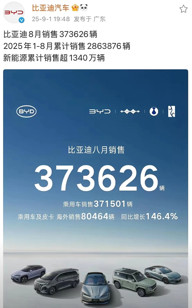 BYD
这么大的基数摆在那里，放心大胆的买吧，放心大胆的开吧，
国产新能源，现在