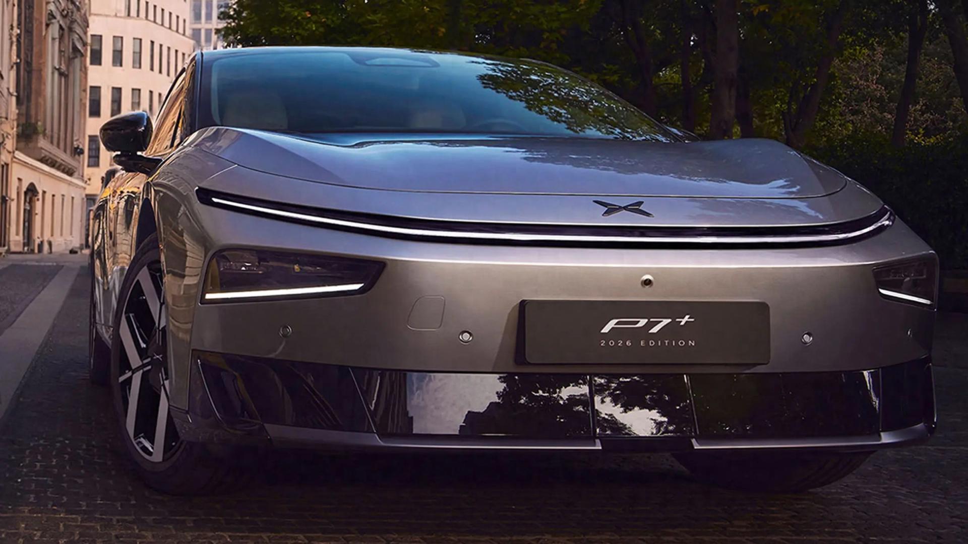 2026款小鹏P7+官图发布，车辆配置大幅升级，搭载全新增程动力