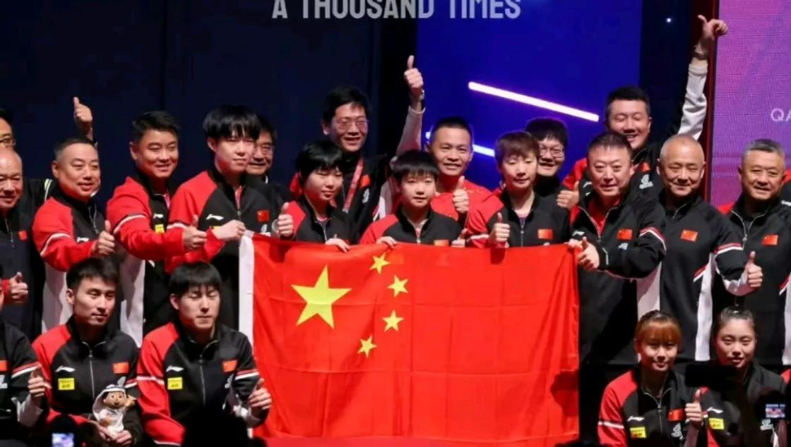 全员大合照，莎莎C位！



多哈世乒赛圆满落幕，中国队喜获四金，赛场内外都洋溢