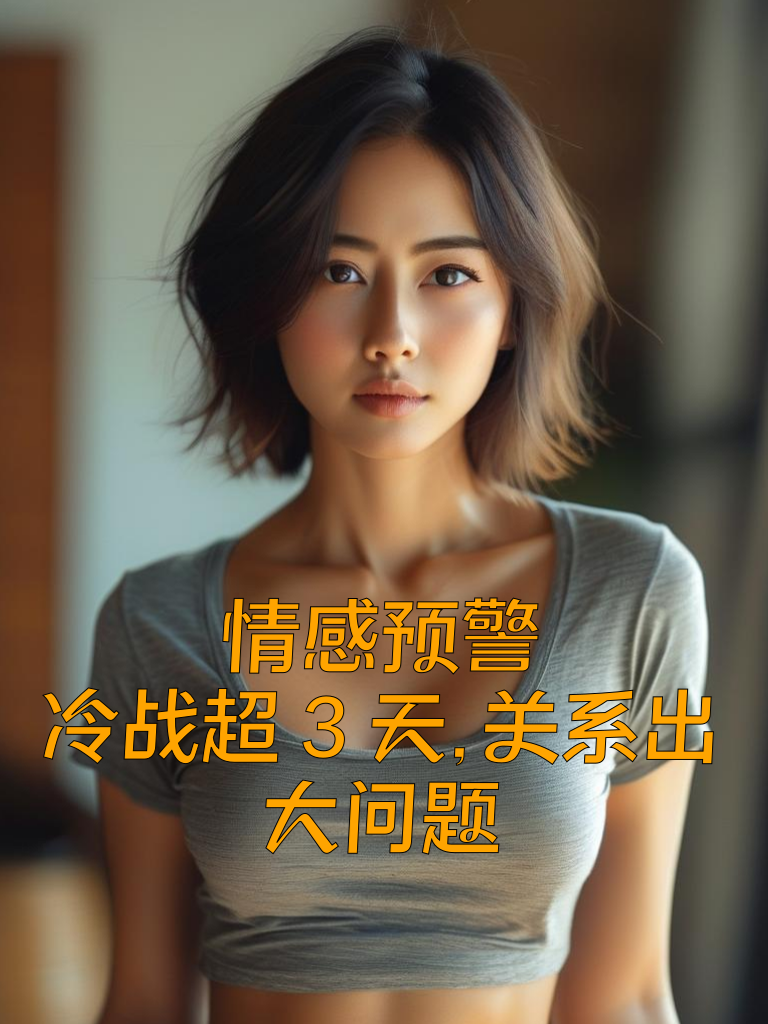 情感预警：冷战超3天，关系出大问题