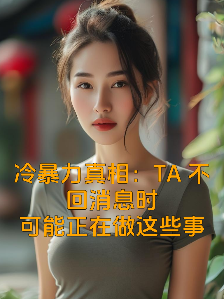 冷暴力真相：TA不回消息时，可能正在做这些事