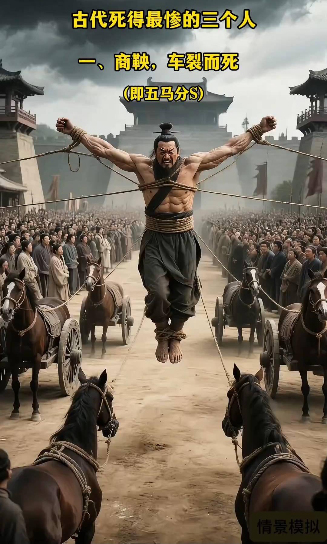 古代死得最惨的三个人。