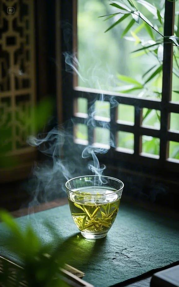 #一壶清茶邀知己，求下联。求写全诗#下联：半盏明月寄故情