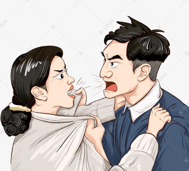 隔壁两口子吵架了，东西打得噼里啪啦
两人边吵边打，一个比一个声音大，越吵越火，身