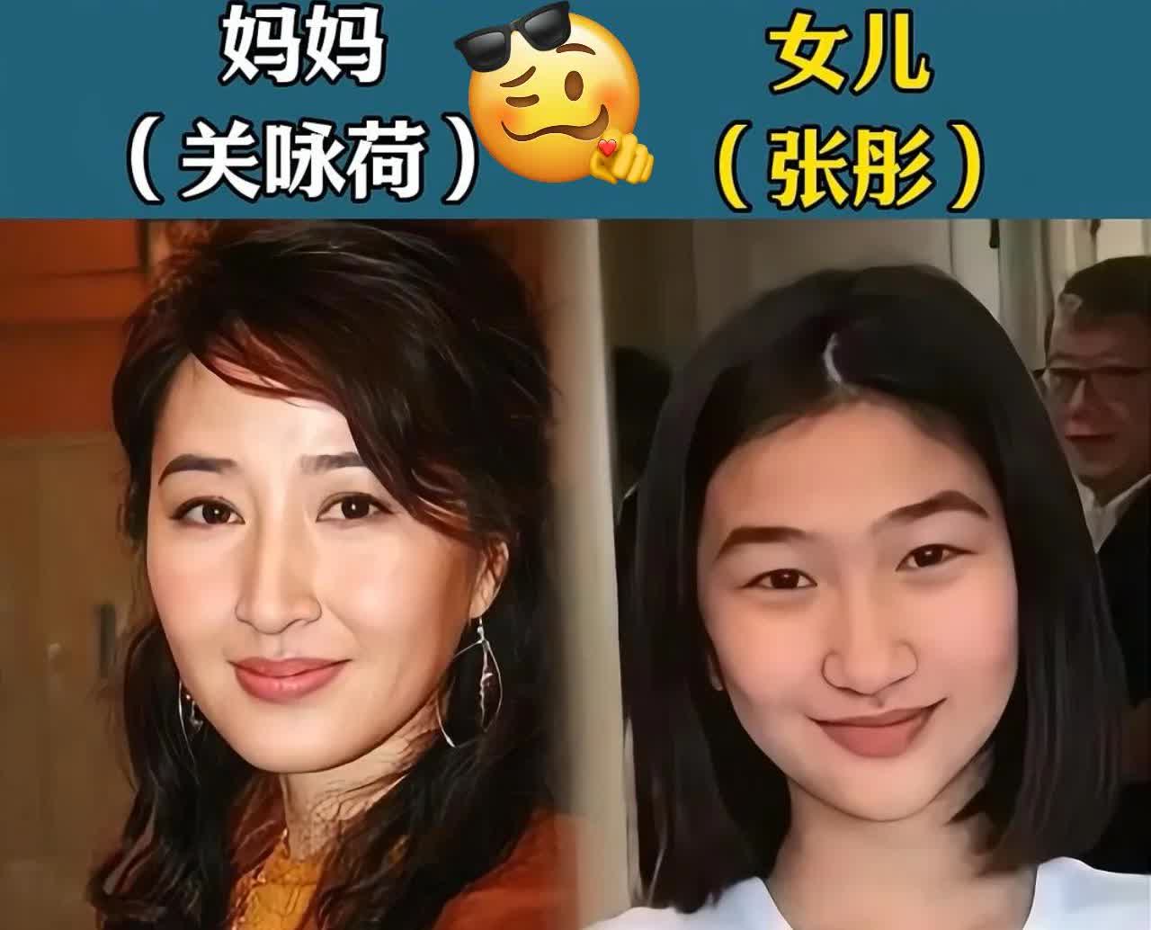 香港女星与女儿颜值对比
利智和女儿的肤色差别也太大了