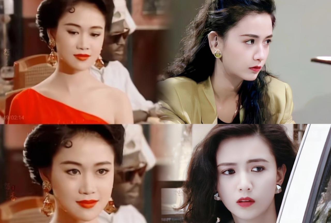 港风女神颜值对决：曾华倩vs梁小冰，谁是你心中的巅峰？两人的美各有门道，却也让网