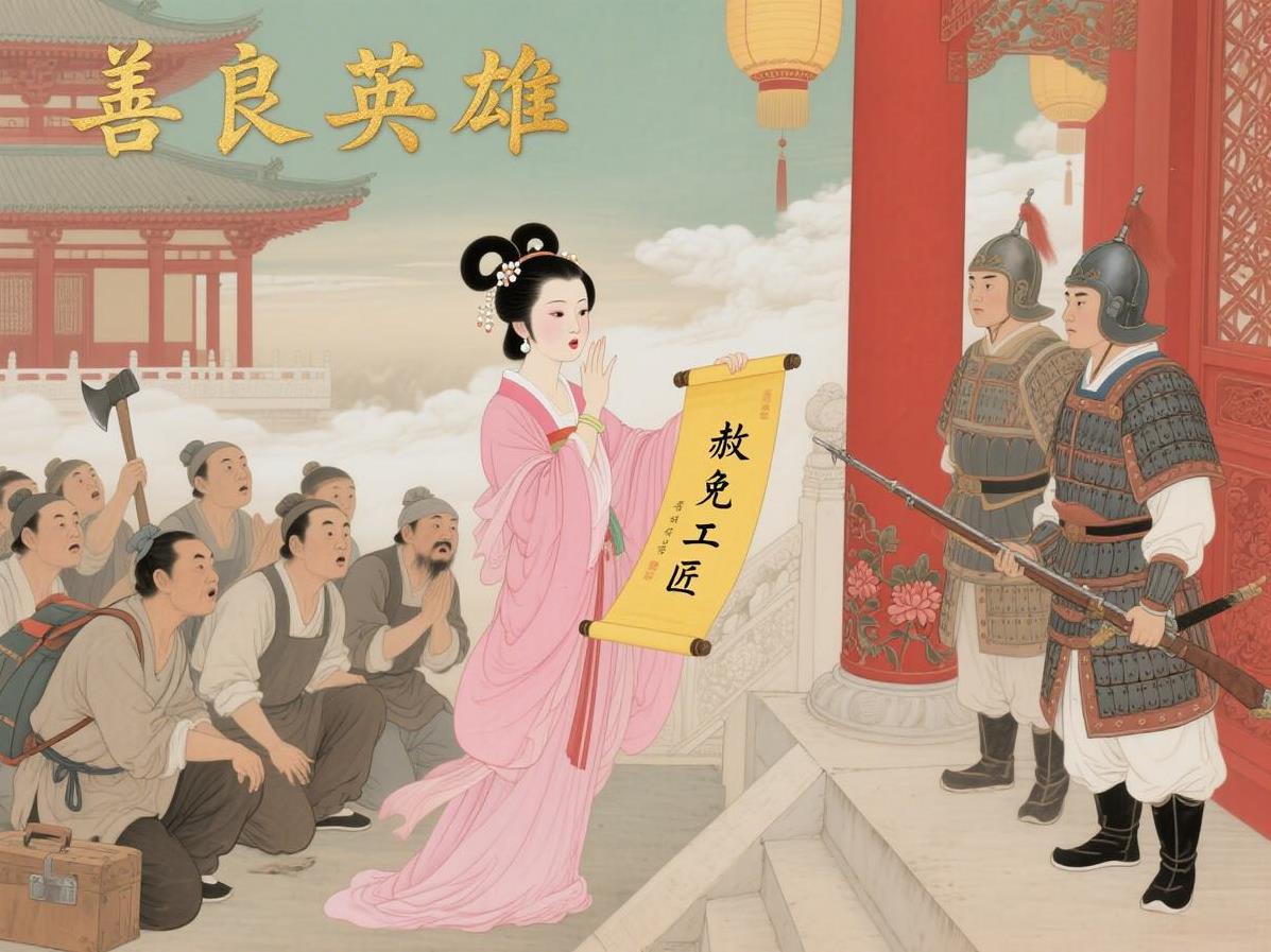 宫女胆大包天！模仿玄宗声假传圣旨，救工匠获赞：善良英雄
唐朝最险 “宫墙救险” 