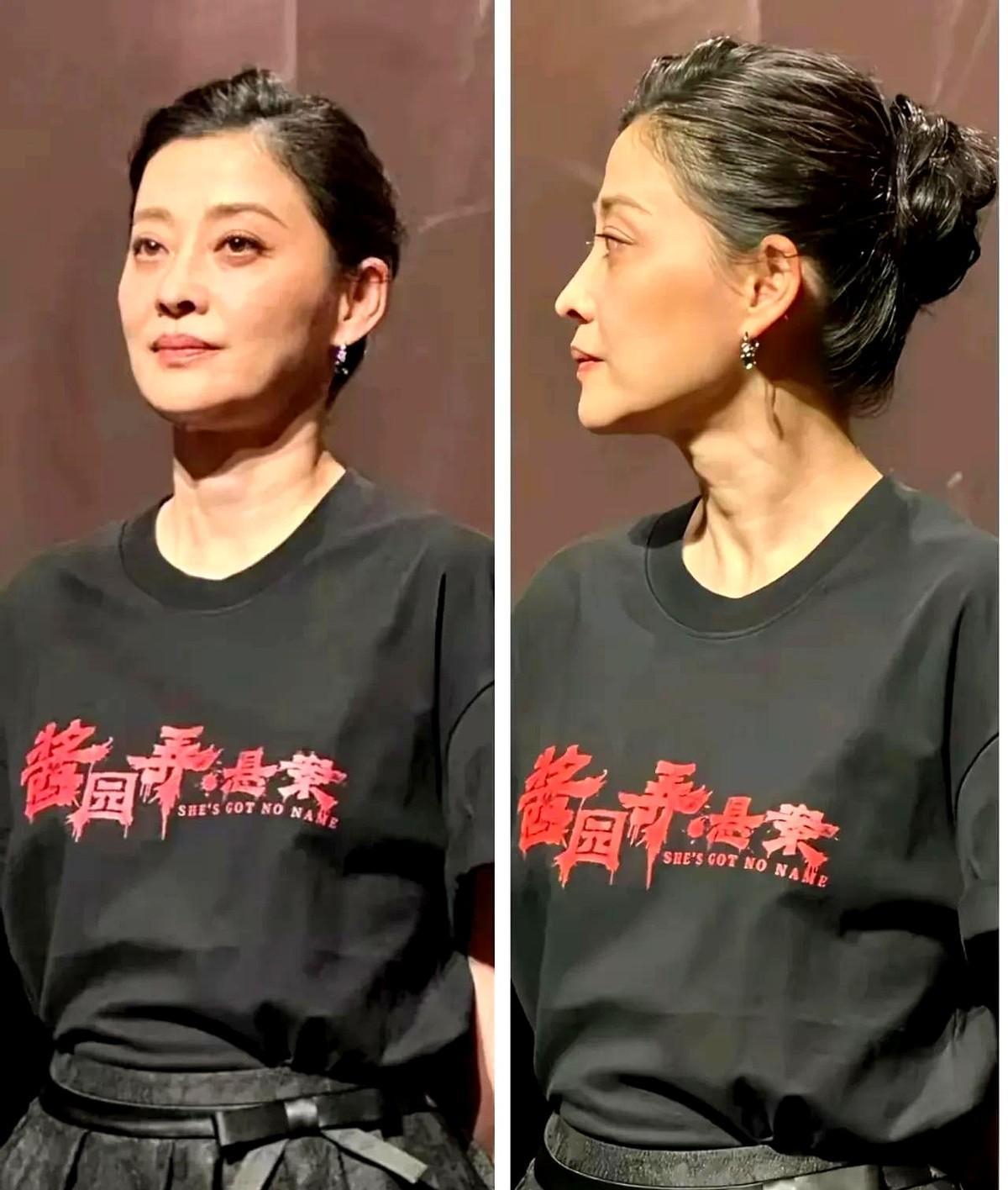 梅婷老的认不出来了没有化妆的梅婷看着不如普通人明星吗过度的消费了自己老的早也是必