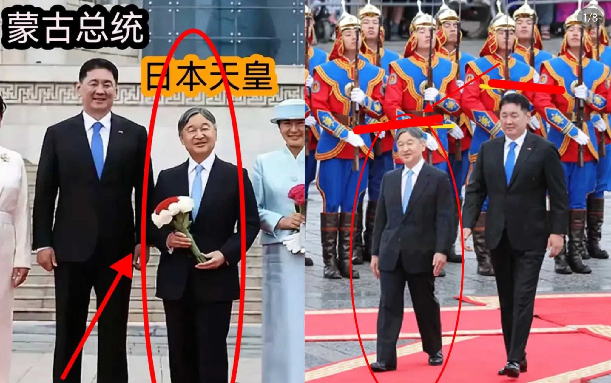蒙古合影惹争议，日本那边炸锅了！











日本天皇访蒙古，本想两国