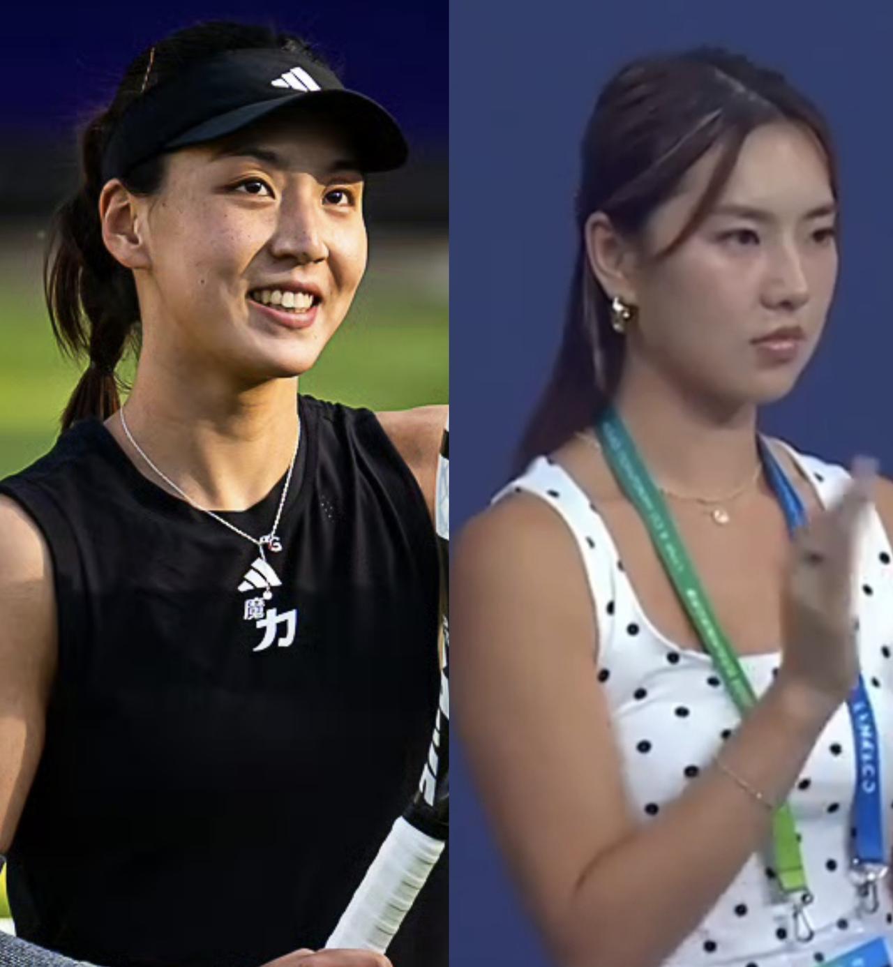 她们是姐妹俩吗！
吴易昺的女友叫李嘉雯，也是一名网球选手。酷是王欣瑜的妹妹，有点