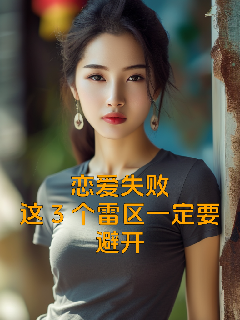 恋爱失败，这3个雷区一定要避开