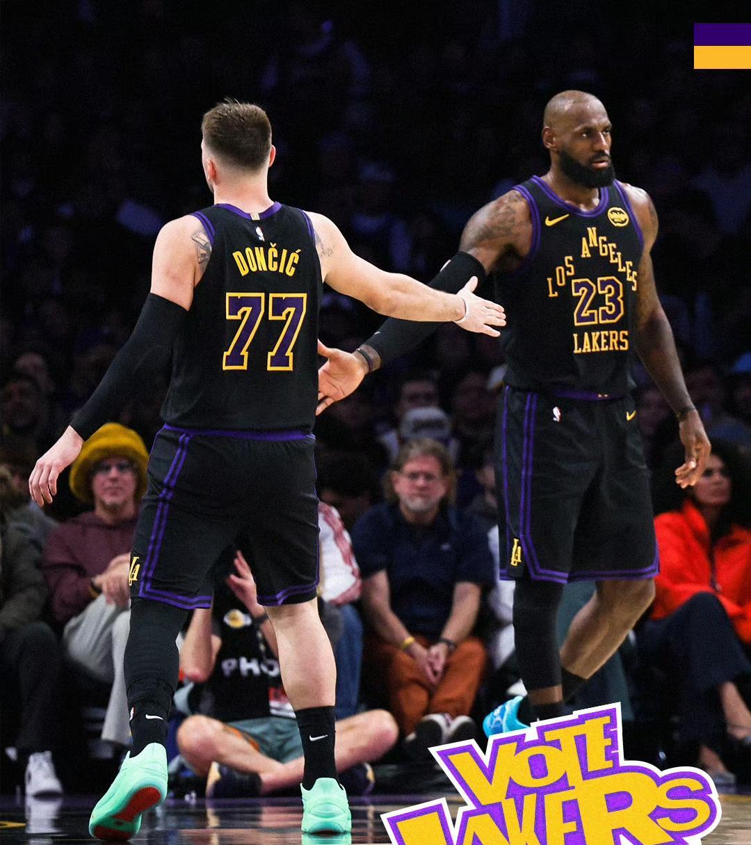 老头兜底整场球大部分时间，让优势一直在湖人这边。东契奇低迷三节，但关键时刻每次都